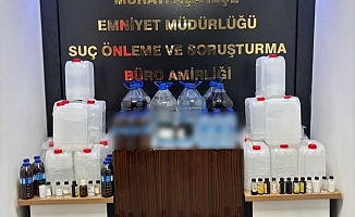 Yılbaşı öncesi 88 litre kaçak alkol ele geçirildi