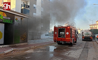Soba karşısında kurumaya bırakılan süngerler yangına sebep oldu
