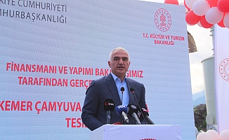 Bakan Ersoy: "Kemer'in 50 yıl süreyle atık su sorununu çözüldü"