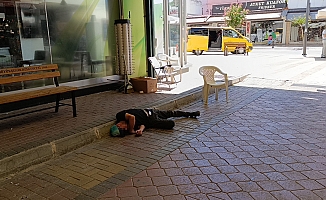  Aldığı uyuşturucunun etkisi sıcakla birleşince kriz geçirip yere yığıldı