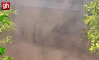 Dairede çıkan yangın kayıt dışı kiralamayı ortaya çıkardı
