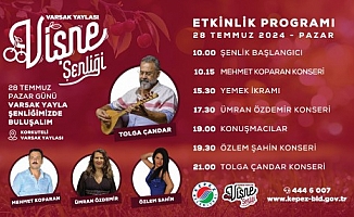 Kepez'den Varsak Yaylası'nda Vişne Şenliği