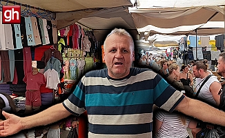 Pazara turist yağdı, esnaf 'alışveriş yapmıyorlar' diye sitem etti