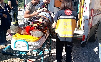 Tuvalet için yol kenarında durdu, 40 metrelik uçuruma yuvarlandı