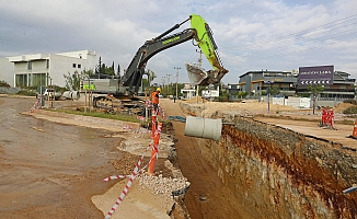 Aksu'da 40 kilometrelik kanalizasyon çalışmasında sona yaklaşıldı