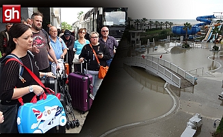  Dere taştı, oteli su bastı, 500 turist tahliye edildi