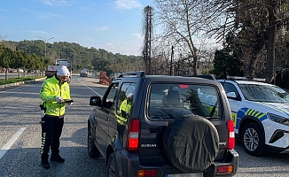 Antalya'da 1 haftada 55 bin 854 araç denetlendi