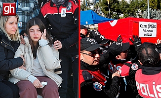 Babaya son bakış: Kazada hayatını kaybeden polis gözyaşlarıyla uğurlandı
