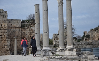 Perge Antik Kenti’ni 2024 yılında 157 bin kişi ziyaret etti