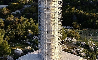 2 bin yıllık Patara Deniz Feneri yeniden ayağa kaldırıldı