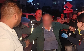 Gırtlak kanseri sürücü 3,35 promil alkolle kamyonet kullanırken kaza yaptı