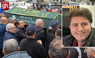 Meslektaşlarının omuzların da son yolculuğuna uğurlandı!