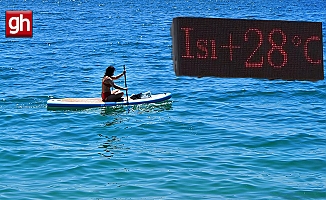 Antalya’da termometreler 28 dereceyi gösterdi!