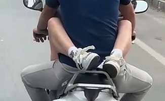 Kucağında yolcu taşıyan sürücüye 32 bin TL ceza!