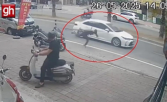 Omzunda su borularıyla yürüyordu... Havada uçtu, kendini yerde buldu!