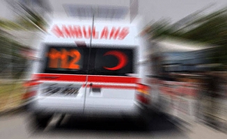Burdur'da üzerine kurban devrilen kadın ağır yaralandı