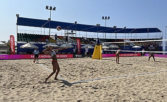 Dünya Plaj Voleybolu Pro Tur'un Alanya etabı başladı