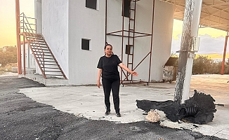 Güzelyurt Mahallesi kapalı pazar yeri açılmadan tahrip edildi