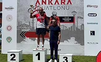 Ali Bıdı, Ankara Duatlonu’nda çifte başarı