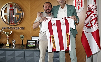 Ali Atasever, Antalyaspor Başkanı Rıza Perçin'i ziyaret etti