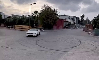 Ana yolda ters yönde ilerleyip drift atan sürücülere ceza yağdı