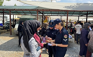Antalya'da 'KADES' ve 'Kadına El Kalkamaz' etkinliğiyle bin vatandaşa bilgilendirme yapıldı