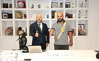 CW Enerji, şampiyon başpehlivan Orhan Okulu’yu ağırladı