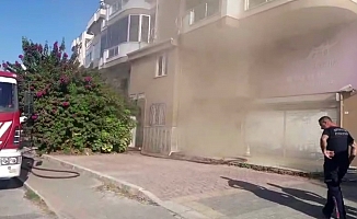 İş yerinde çıkan yangın kısa sürede kontrol altına alındı