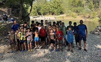 Minik sporcular Ormana Spor Köyü'nde  doğayla buluştu