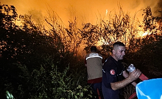 Antalya itfaiyesi üç ilçedeki yangınlara 13 araç ve çok sayıda personelle müdahale etti