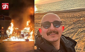 Antalya’da devrilerek alev alev yanan UTV’nin sürücüsü hayatını kaybetti
