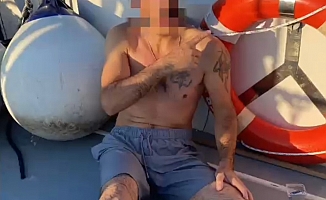 Hapis cezası ile aranıyordu, Yunan adasına yüzerek kaçmaya çalışırken yakalandı!