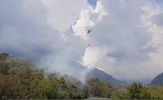 Kemer'de ormanlık alanda çıkan yangın büyümeden kontrol altına alındı