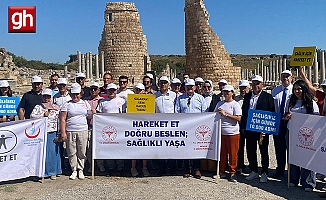  Perge’de sağlık için yürüdüler