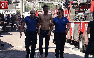 Yeğeni Kıbrıs gazisinin evini yaktı!