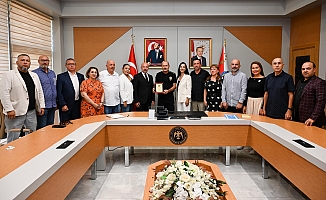 Türk Dünyası Derneklerinden Emniyet Müdürü Zaimoğlu’na hoşgeldin ziyareti