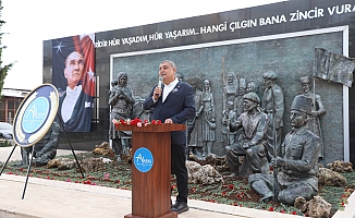 Başkan Yıldırım; “Atatürk’ü anlamak sevgiyle başlar; onun yolunda yürümek, okumak ve üretmekle devam eder”