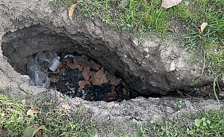 Isparta'da elma bahçelerinde obruklar oluştu!