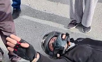 Yaralı hâliyle önce karşı tarafı sakinleştirdi!