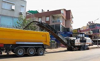 100. Yıl Bulvarı’nda asfalt çalışması