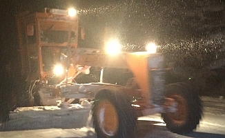  Antalya-Konya karayolunda kar yağışı