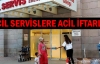 Acil servislere acil iftarlık