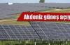 Akdeniz güneş açıyor