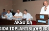 Aksu'da gıda toplantısı yapıldı