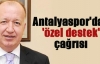 Antalyaspor'dan 'özel destek' çağrısı
