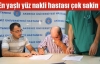 En yaşlı yüz nakli hastası çok sakin