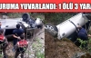 Hollandalılar otomobille uçuruma yuvarlandı: 1 ölü, 3 yaralı