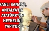 İranlı sanatçı, Antalya'da Atatürk'ün heykelini yapıyor