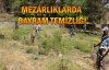 Mezarlıklarda bayram temizliği