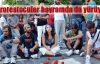 Protestocular bayramda da yürüyoır